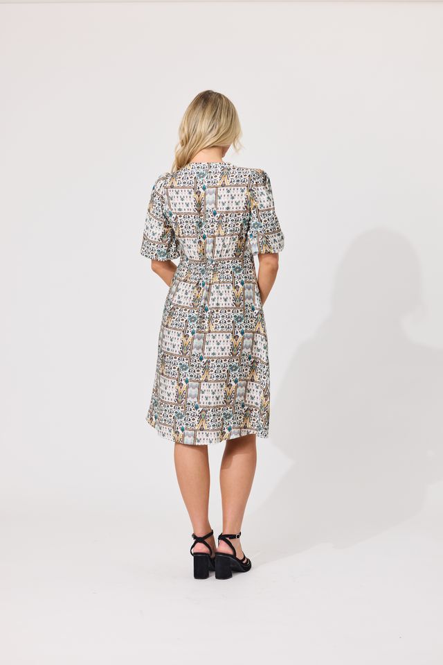 LEMON TREE DESIGN - RILEY DRESS - HERATI PRINT