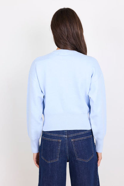 IVY & JACK HALLMARK CARDIGAN - ICE BLUE