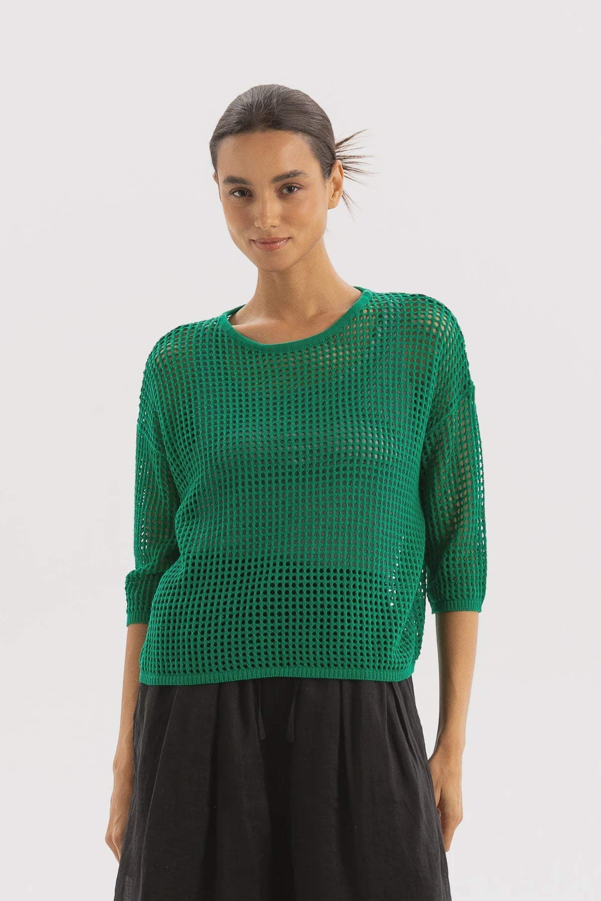 TWO BY TWO REBE TOP - GREEN