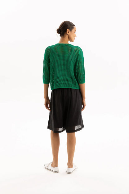TWO BY TWO REBE TOP - GREEN