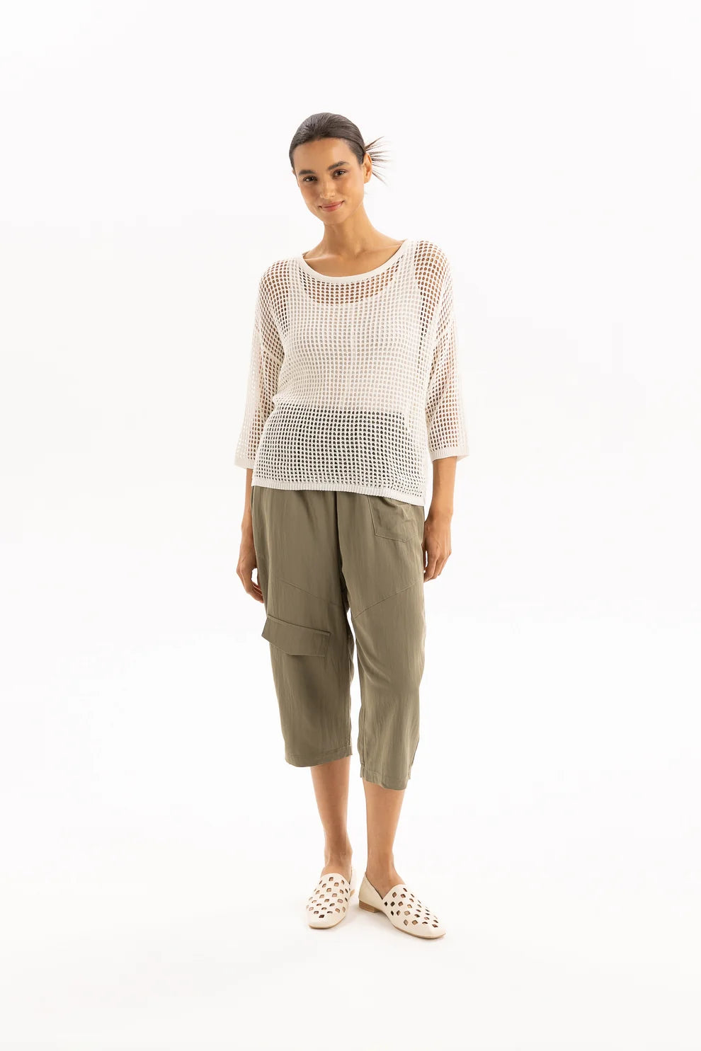 TWO BY TWO REBE TOP - IVORY
