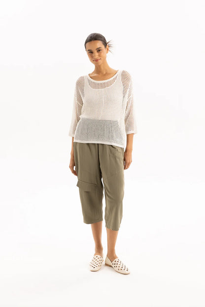 TWO BY TWO REBE TOP - IVORY