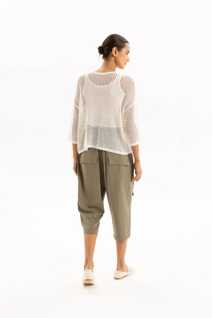TWO BY TWO REBE TOP - IVORY