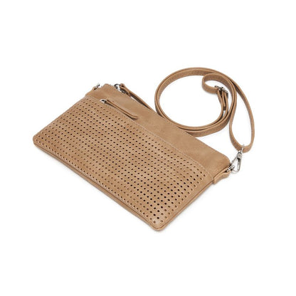 BLACK CAVIAR BAGS - MILLA CROSSBODY/CLUTCH - SAND
