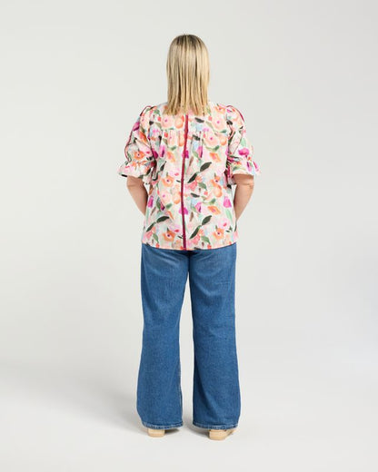 SEDUCE SADIE TOP - SOFT BLOOM