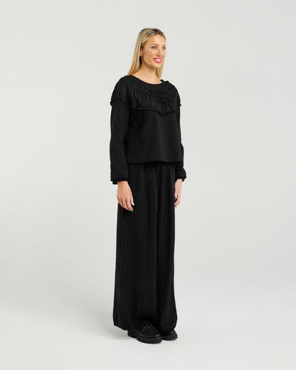 ET ALIA MARLOW SWEAT - BLACK