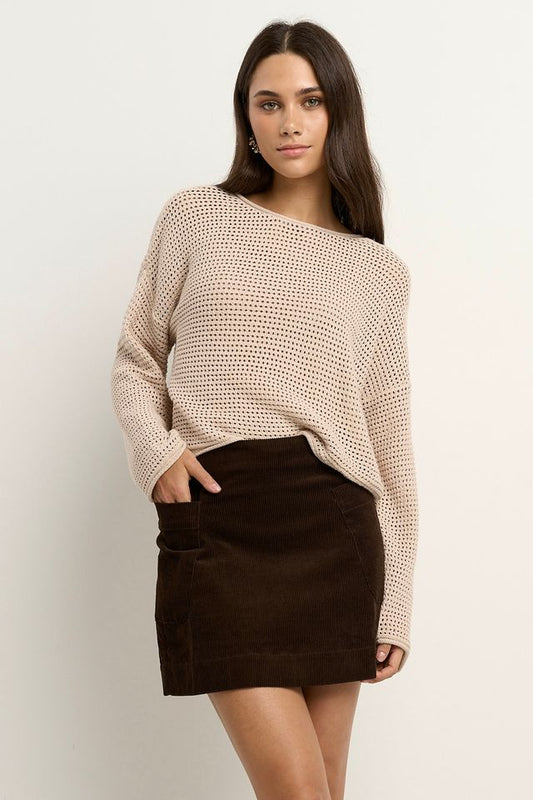 RE:UNION DAWN CROCHET JUMPER - STRING