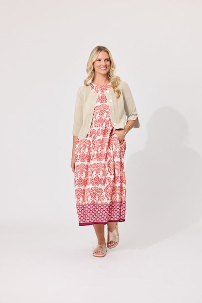 LEMON TREE DESIGN - AMALFI LINEN JACKET - OATMEAL