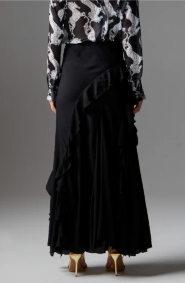 FATE + BECKER LOYAL MAXI SKIRT - BLACK - 17165SWFA