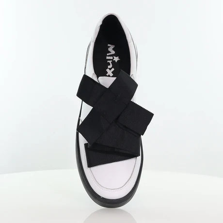 MINX - YOKO - WHITE BLACK RIBBON