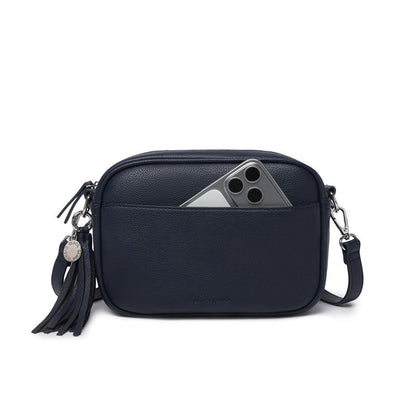 BLACK CAVIAR BAGS - INDIE CROSSBODY - NAVY