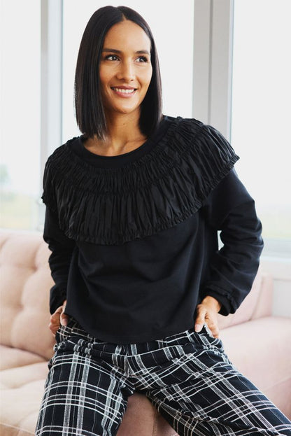 ET ALIA MARLOW SWEAT - BLACK