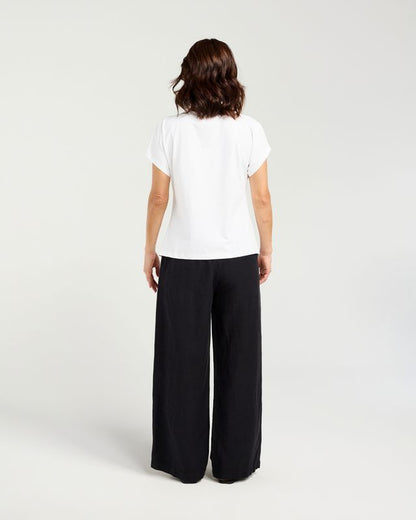 ZAFINA NORA TOP - WHITE