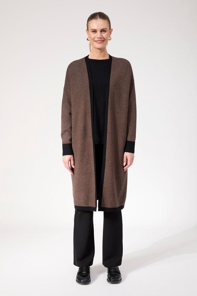 HAVEN MONTEROSA CARDIGAN - BROWN