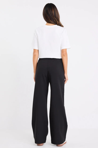 AMONG THE BRAVE - ZOEY HIGH RISE PANTS - BLACK