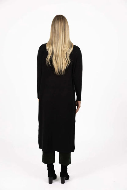 HUMIDITY LIFESTYLE CLOVER CARDIGAN - BLACK