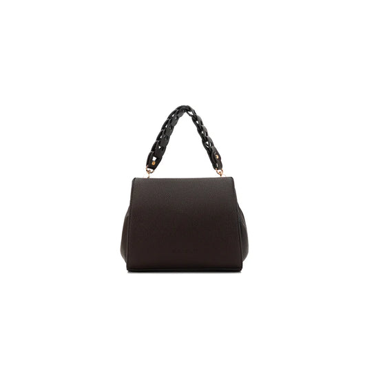 BLACK CAVIAR LUA COMPARTMENT HANDBAG - COCO