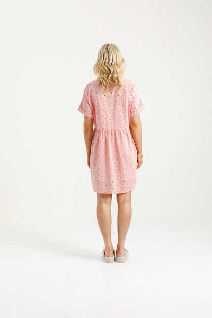 HOME-LEE LOLO DRESS - PINK BLOOMS
