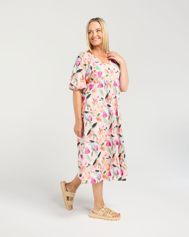 SEDUCE LINDA DRESS - SOFT BLOOM