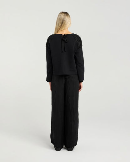 ET ALIA MARLOW SWEAT - BLACK