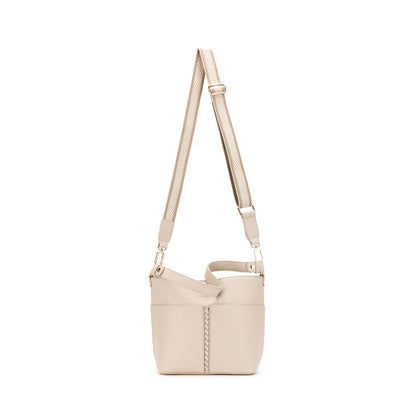 BLACK CAVIAR MELODY CROSSBODY BAG - OATMEAL