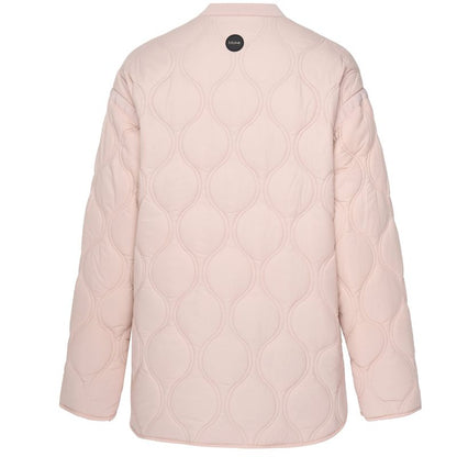 MOKE NZ TALEI QUILT BOMBER - BLUSH