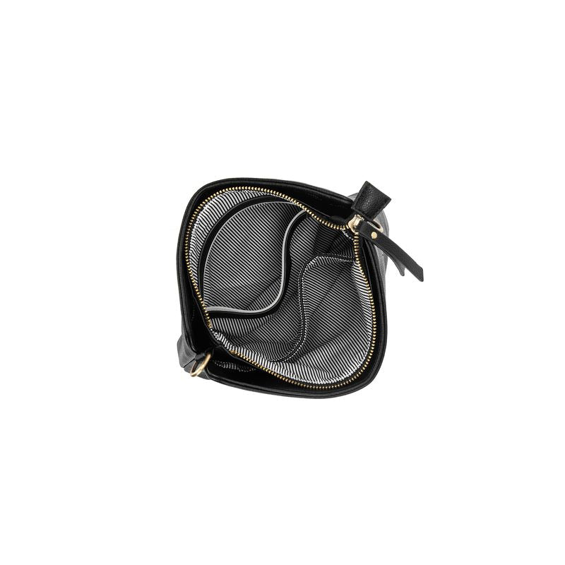 BLACK CAVIAR BAGS - CALLIE 3 CROSSBODY - BLACK