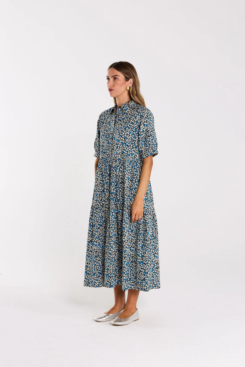 THING THING LUNA DRESS - BLUE MOON GARDEN
