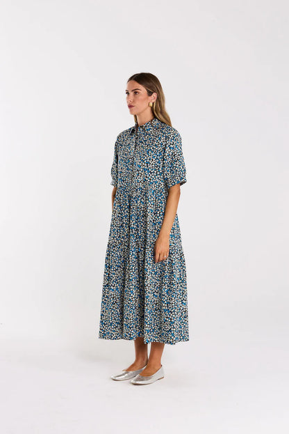 THING THING LUNA DRESS - BLUE MOON GARDEN