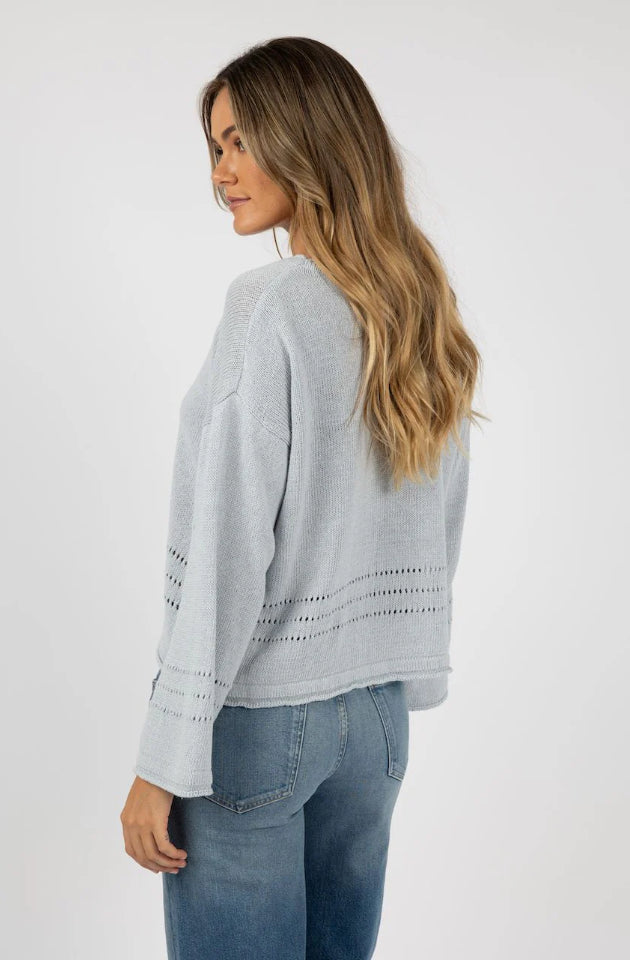 HUMIDITY LIFESTYLE NORA JUMPER - ICE BLUE - HS24600