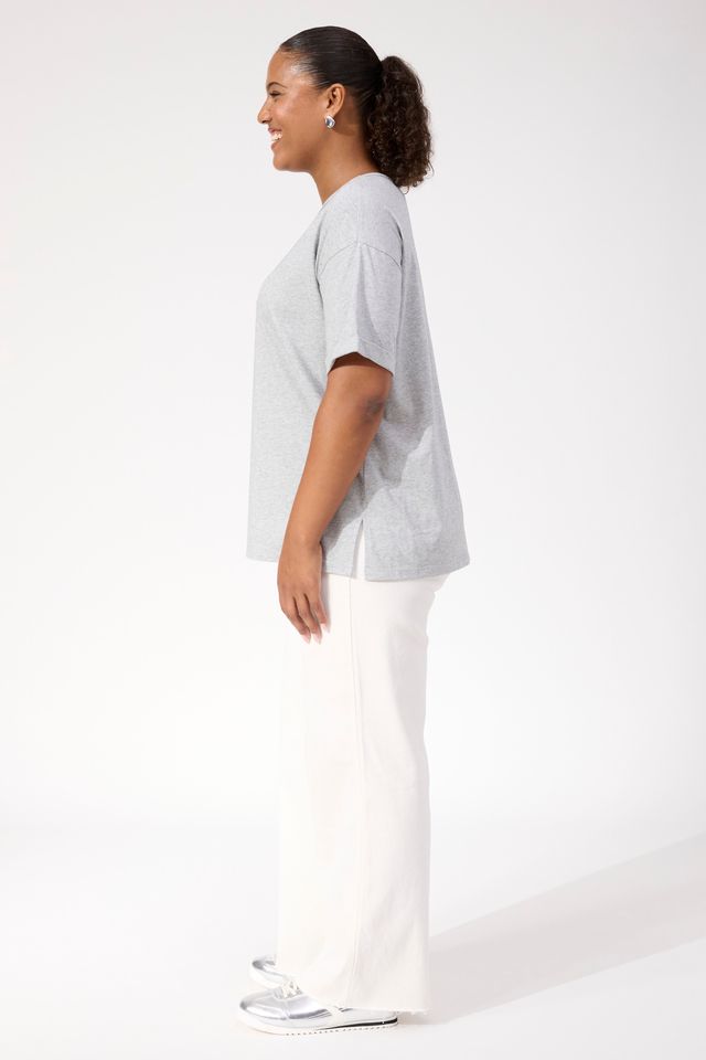 HAVEN BOSTON LOGO T-SHIRT - GREY