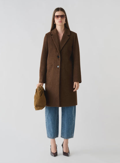 ESMAEE NOMAD COAT - CHOCOLATE