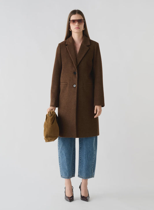 ESMAEE NOMAD COAT - CHOCOLATE
