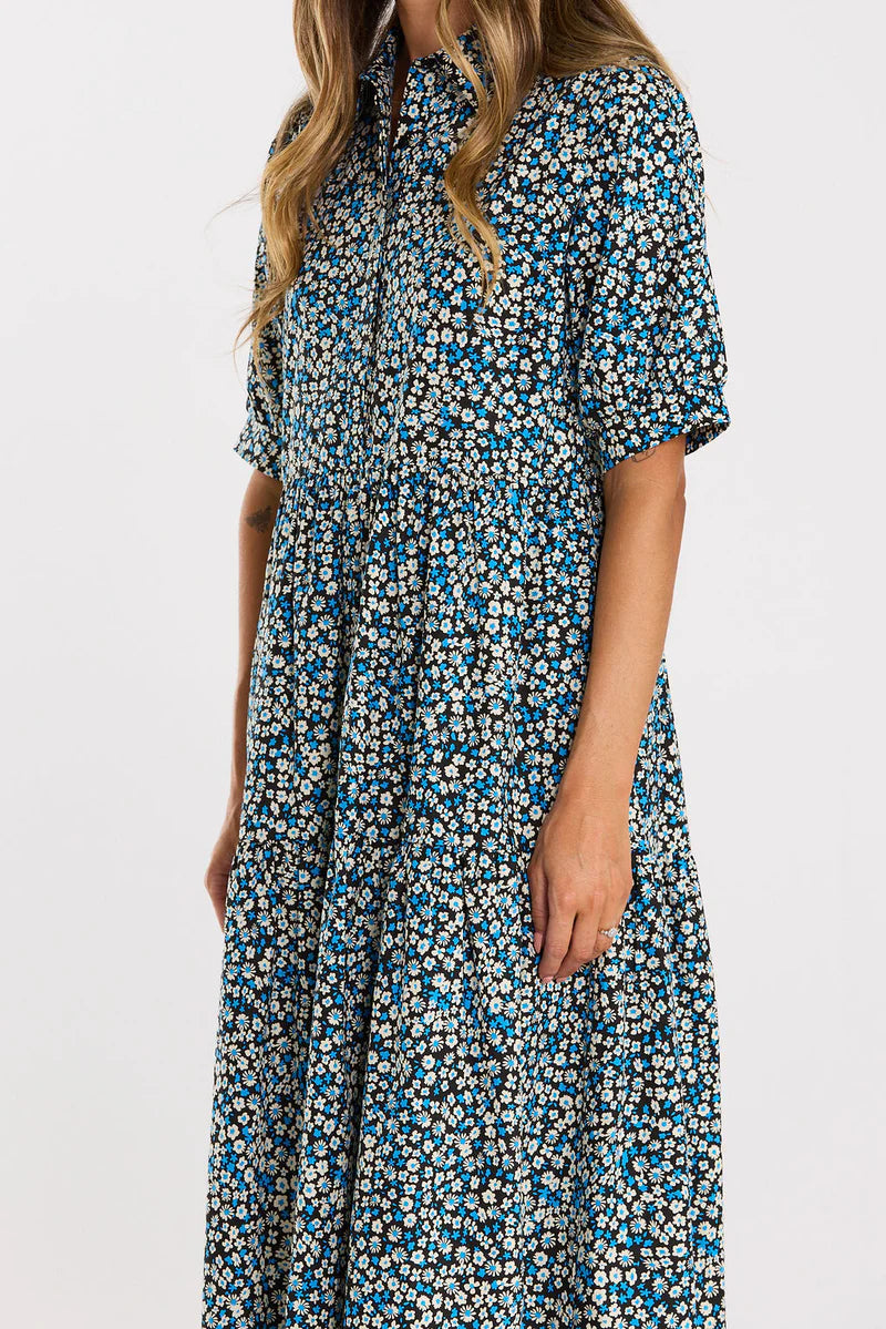 THING THING LUNA DRESS - BLUE MOON GARDEN
