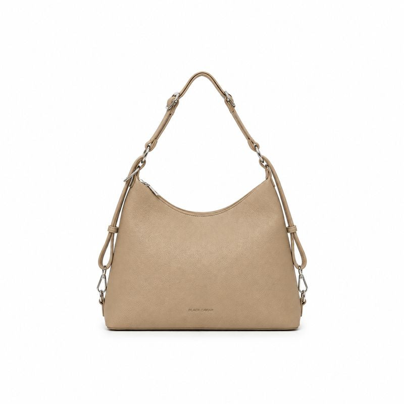 BLACK CAVIAR BAGS - MILLA CROSSBODY/CLUTCH - BLACK