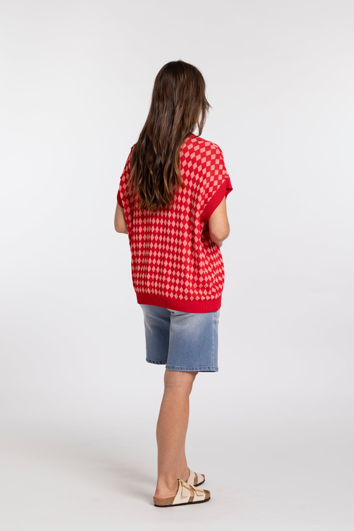 MI MOSO CHLOE VEST - RED