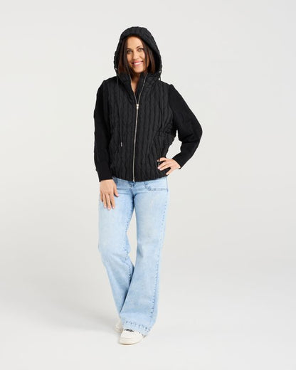 ZAFINA JOSSIE JACKET - BLACK