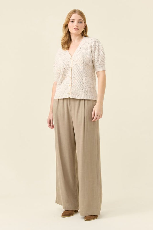 ISLE OF MINE - MCKENNA S/S CARDIGAN - IVORY