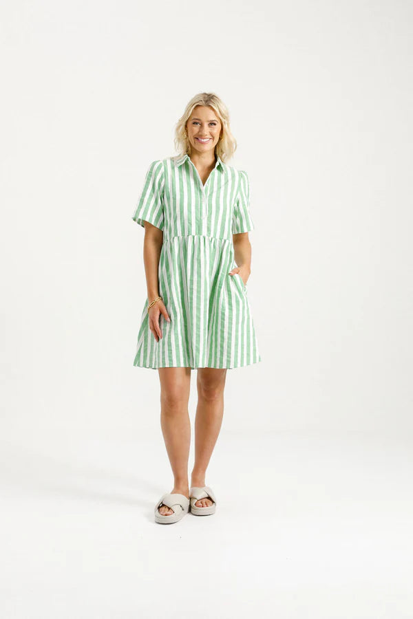 HOME-LEE CLEO MINI DRESS - APPLE