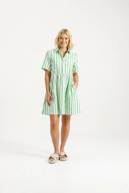 HOME-LEE CLEO MINI DRESS - APPLE