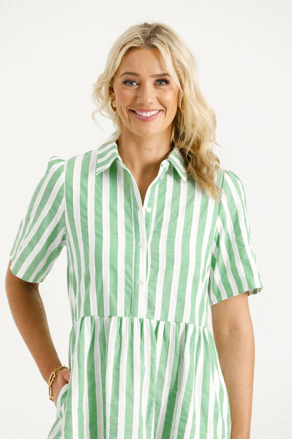 HOME-LEE CLEO MINI DRESS - APPLE