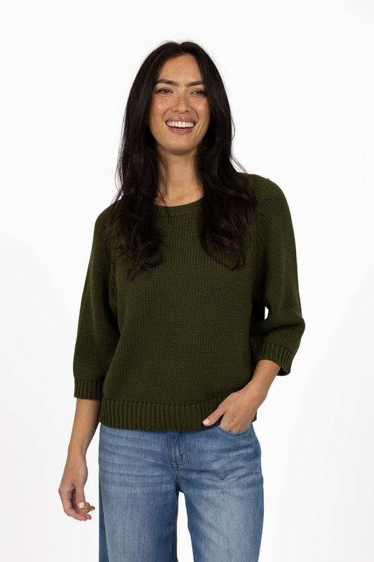 HUMIDITY LIFESTYLE TRANSIT JUMPER - OLIVE