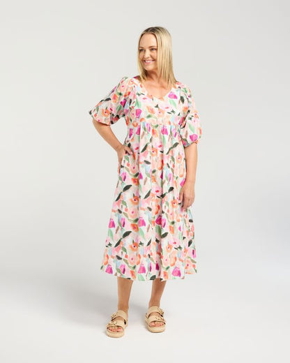 SEDUCE LINDA DRESS - SOFT BLOOM