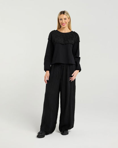ET ALIA MARLOW SWEAT - BLACK