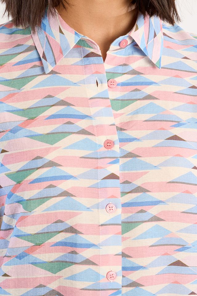 LILI SIDONIO WOVEN SHIRT - MULTICO VAA