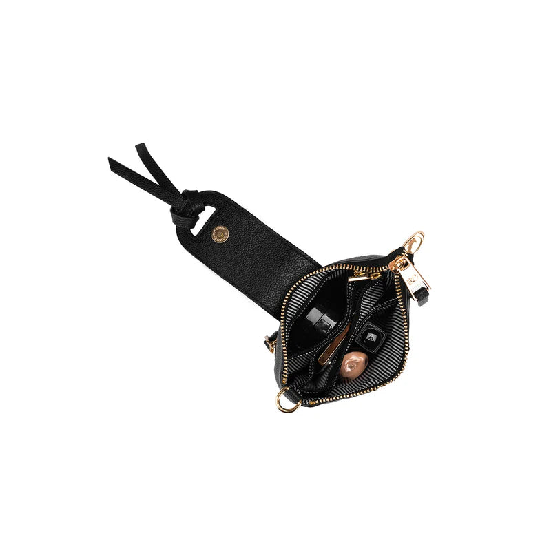 BLACK CAVIAR LAINEY PHONE/CROSSBODY BAG - BLACK