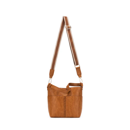 BLACK CAVIAR MELODY CROSSBODY BAG - TAN