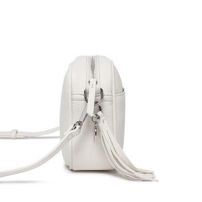 BLACK CAVIAR BAGS - INDIE CROSSBODY - WHITE