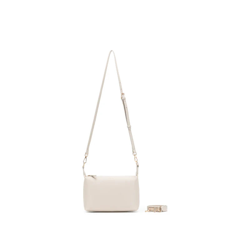 BLACK CAVIAR ELODIE CROSSBODY BAG - OATMEAL