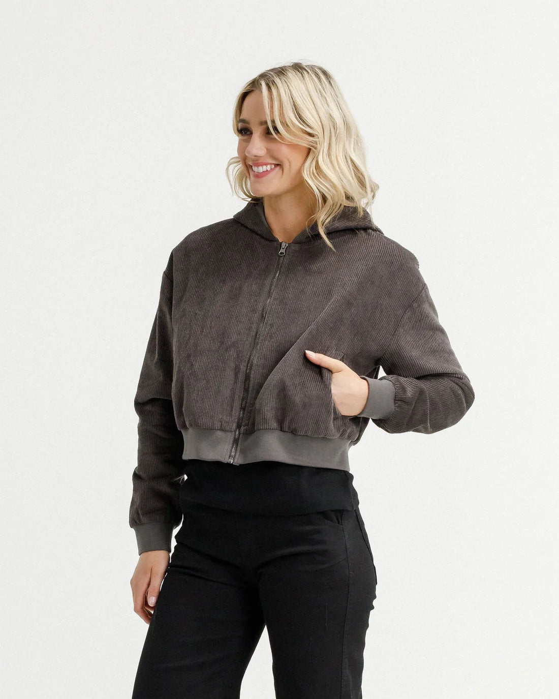 HOME-LEE - EMILY JACKET - SOOT